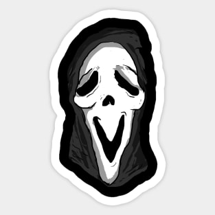 Hilarious Scream Sticker